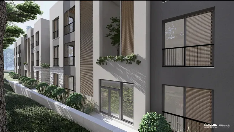 Apartments in Kavač in a complex with a pool